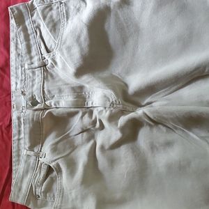 H & M NWT Beige High-waisted Jeans 14